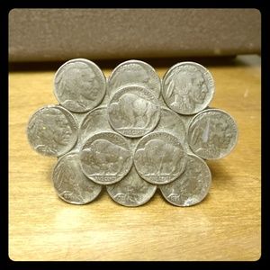 Great American BUFFALO INDIAN HEAD Belt Buckle